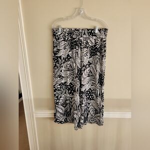 Black and White Palazzo Pants